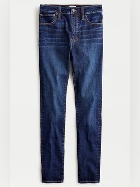 J. Crew Curvy Toothpick Dark Blue Stretch Jeans
